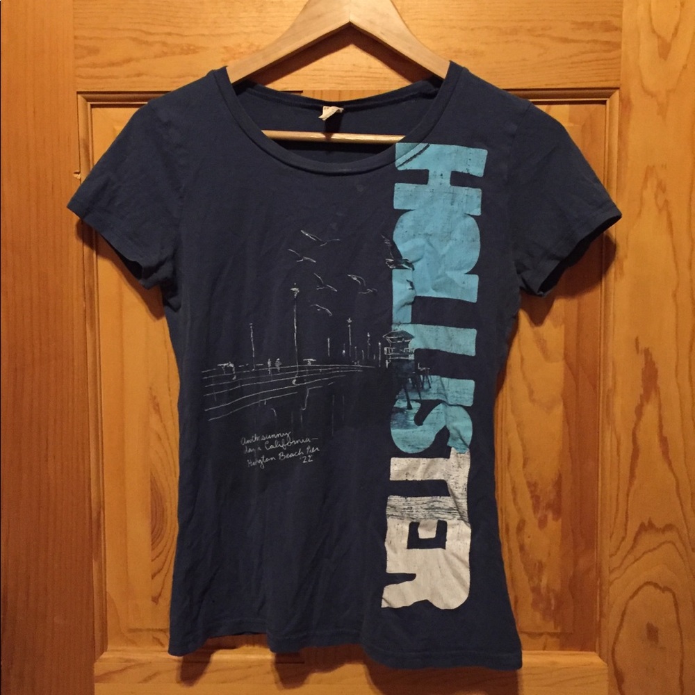 Blue Hollister Tee